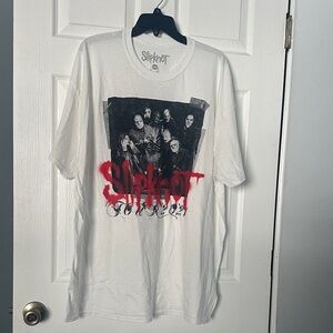 Slipknot White Graphic T-Shirt
